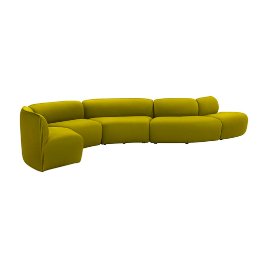 Wendelbo Panorama Studio modulsofa – Modul 11 – hjørne 60°, lukket kurve