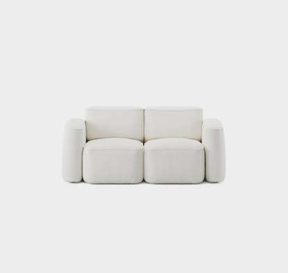 Massproductions Patch 2-seter Slim sofa – Sahco Ecriture 100