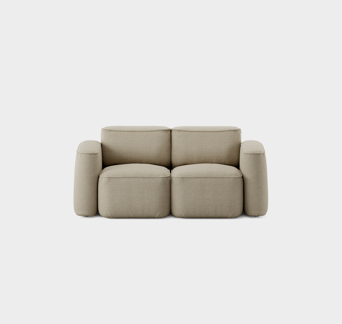 Massproductions Patch 2-seter Slim sofa – Sahco Ecriture 240
