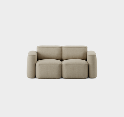 Massproductions Patch 2-seter Slim sofa – Sahco Ecriture 240