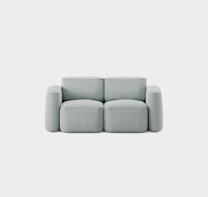 Massproductions Patch 2-seter Slim sofa – Romo Linara 253 Swedish Grey