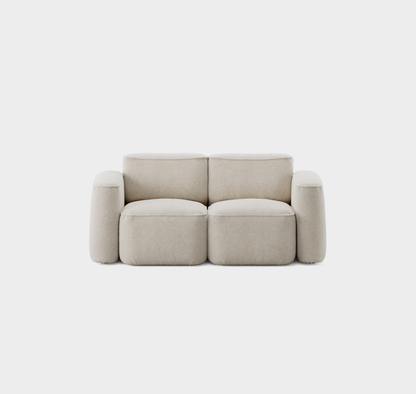 Massproductions Patch 2-seter Slim sofa – Kirkby Design Spiral 21 Chalk