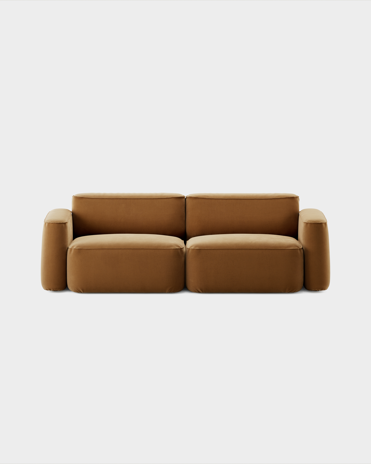 Massproductions Patch 2,5-seter sofa – Villa Nova Atlantis 91 Cumin