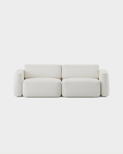 Massproductions Patch 2,5-seter sofa – Sahco Ecriture 100