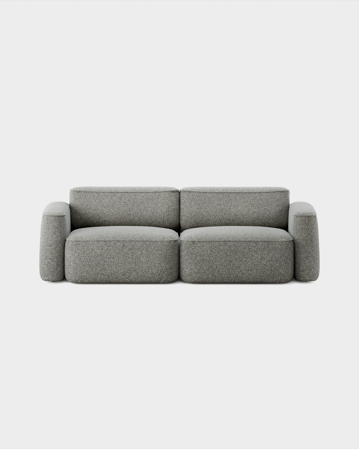 Massproductions Patch 2,5-seter sofa – Kirkby Design Spiral 23 Monochrome