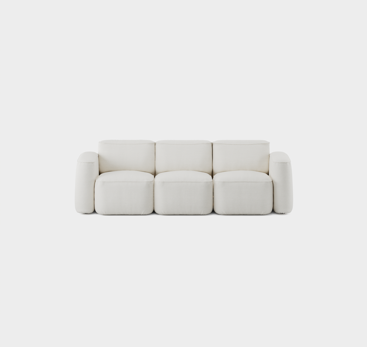 Massproductions Patch 3-seter Slim sofa – Sahco Ecriture 100
