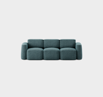 Massproductions Patch 3-seter Slim sofa – Kirkby Design Spiral 06 Dragonfly