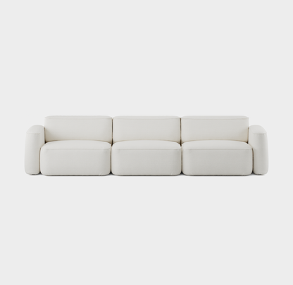Massproductions Patch 3-seter sofa – Sahco Ecriture 100