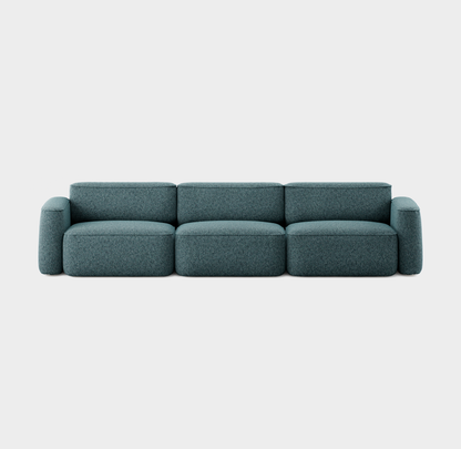 Massproductions Patch 3-seter sofa – Kirkby Design Spiral 06 Dragonfly