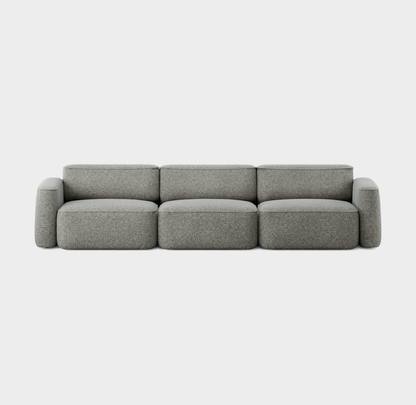 Massproductions Patch 3-seter sofa – Kirkby Design Spiral 23 Monochrome