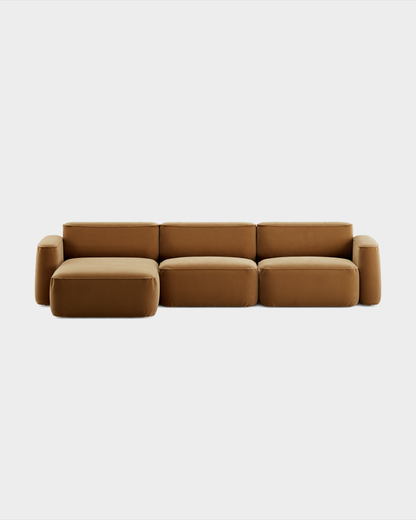 Massproductions Patch Config. B sofa – Villa Nova Atlantis 91 Cumin