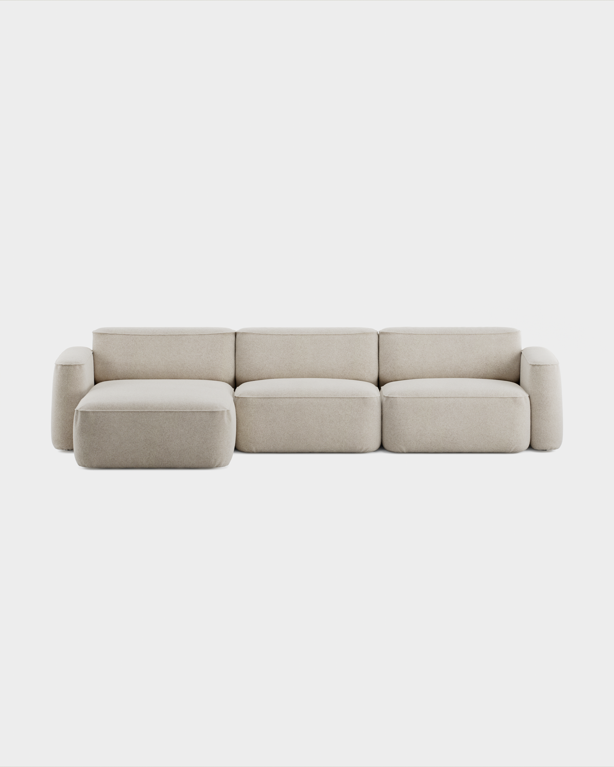 Massproductions Patch Config. B sofa – Kirkby Design Spiral 21 Chalk