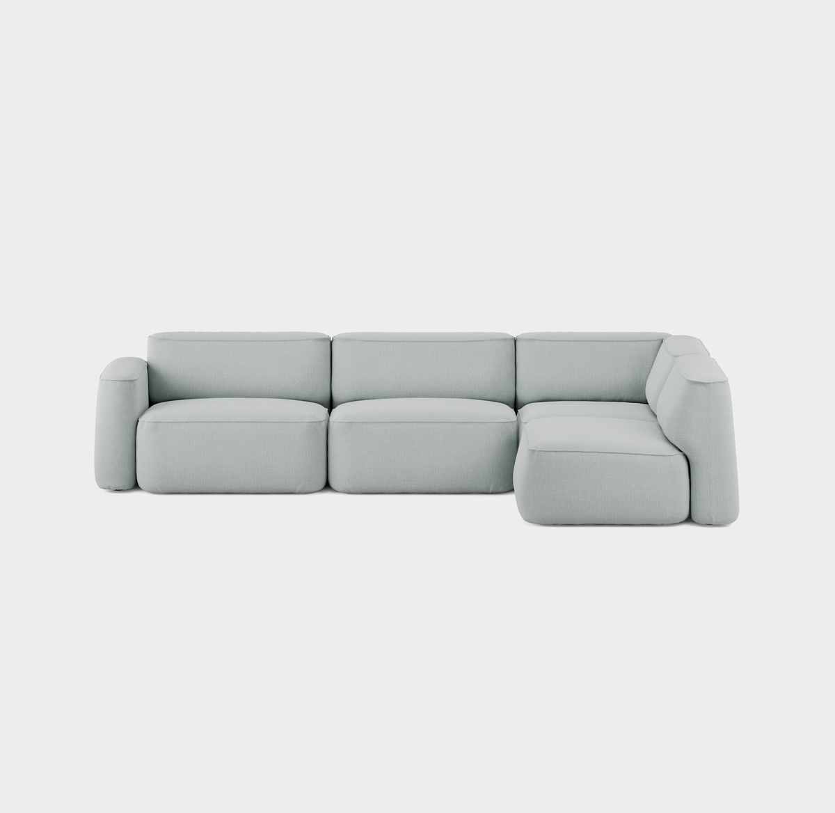 Massproductions Patch Config. C sofa – Romo Linara 253 Swedish Grey