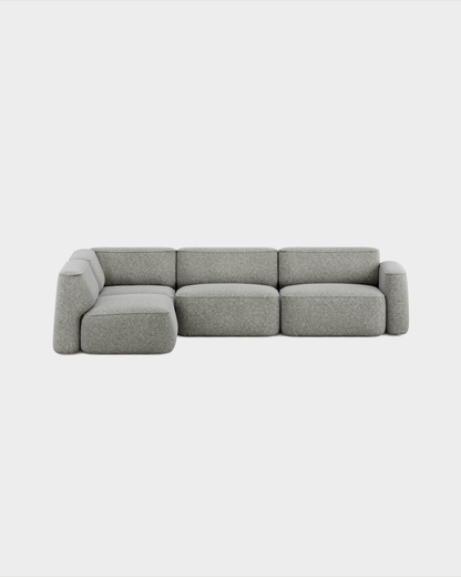 Massproductions Patch Config. D sofa – Kirkby Design Spiral 23 Monochrome