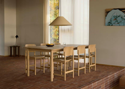 Fredericia Plan Wood Table bord 200 × 100 cm. Velg treverk og bordplate