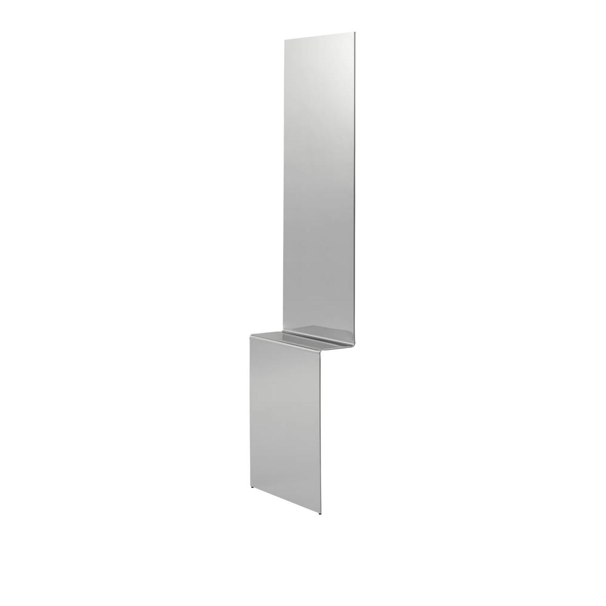 Muuto Pleat helfigurspeil 227 cm. Polished Steel