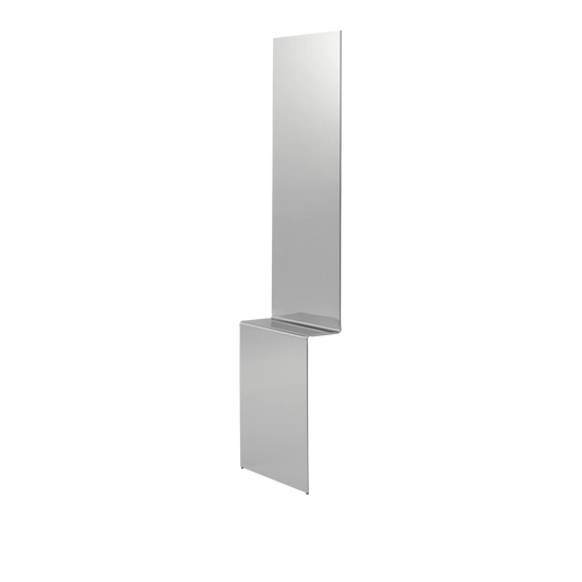 Muuto Pleat helfigurspeil 227 cm. Polished Steel