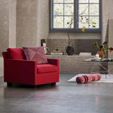 Eilersen Pysjamas pute Gale i Ø15 cm, lengde 74 cm. Dus blå / beige.