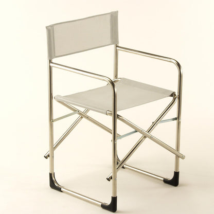 Fiam Regista utestoler. Beige texfil med aluminium ramme. Sammenleggbar. Bestillingsvare.