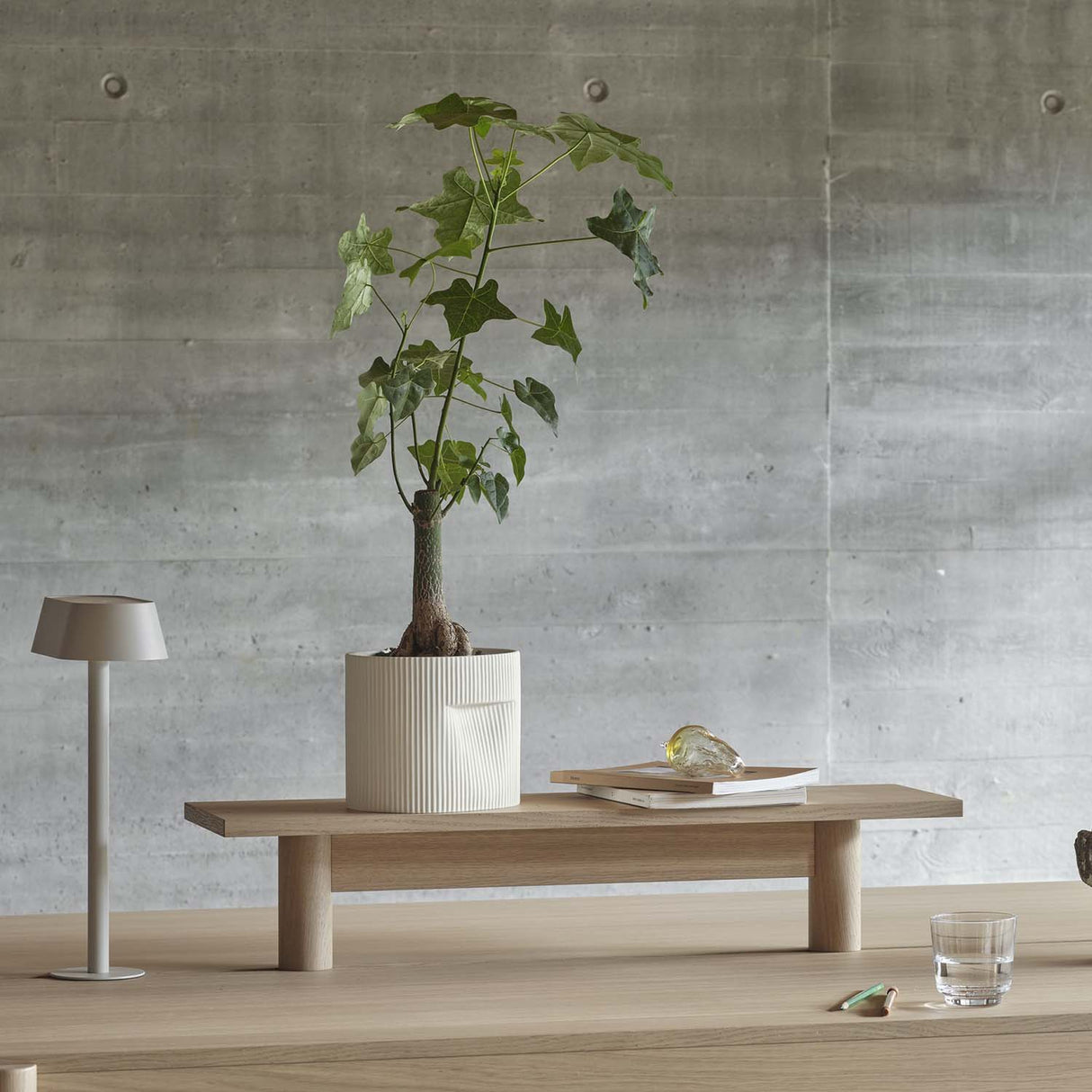 Muuto Ridge blomsterkrukke. Medium 15 cm. Flere farger. Bestillingsvare.