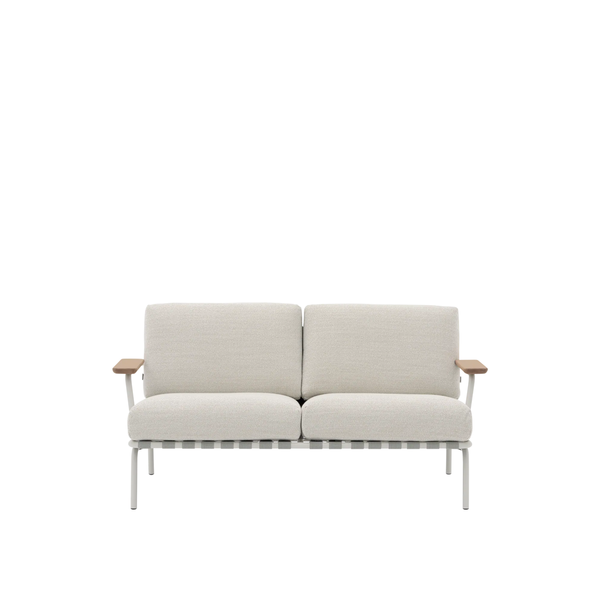Muuto Settle utesofa 2-seter med armlener. Velg tekstil