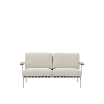 Muuto Settle utesofa 2-seter med armlener. Velg tekstil