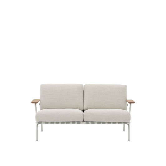 Muuto Settle utesofa 2-seter med armlener. Velg tekstil