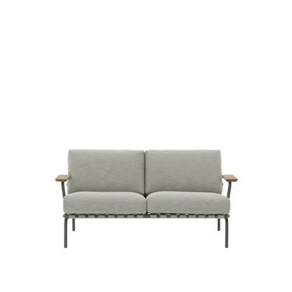 Muuto Settle utesofa 2-seter med armlener. Velg tekstil