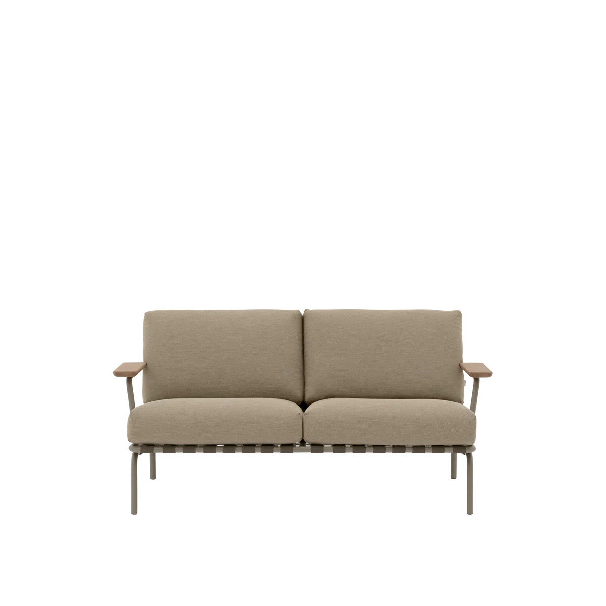 Muuto Settle utesofa 2-seter med armlener. Velg tekstil