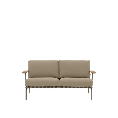 Muuto Settle utesofa 2-seter med armlener. Velg tekstil