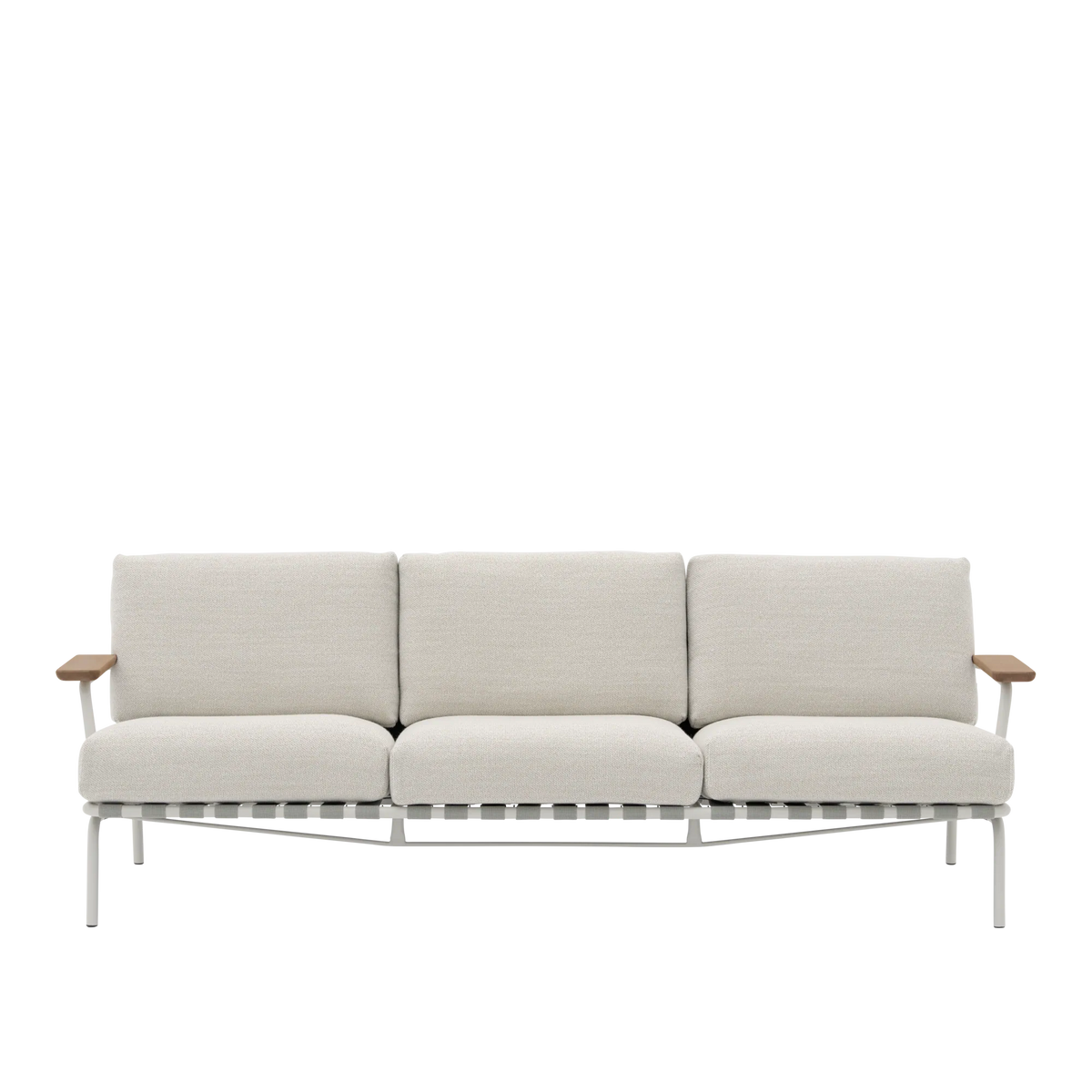 Muuto Settle utesofa 3-seter med armlener. Velg tekstil