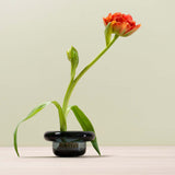 Nedre Foss Sirkel telysholder, mørk grå.