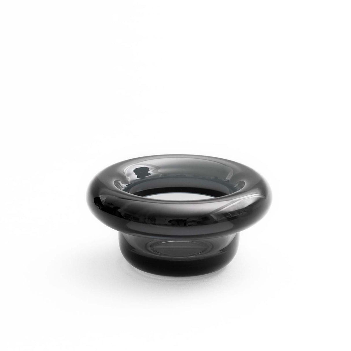 Nedre Foss Sirkel telysholder, mørk grå.