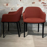 Vitra stoler "Softshell" i Dumet stoff / svarte bein. 6 stk. Utstillingsmodeller.  Må hentes / bringes i Trondheim.