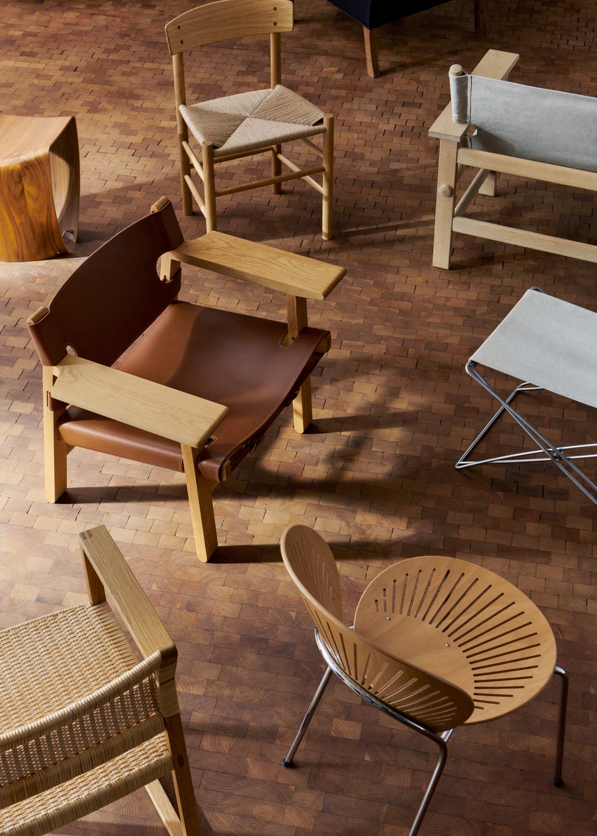 Fredericia Gallery Stool taburett. Velg treverk