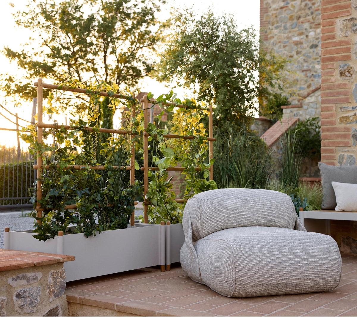 Cane-line Sticks espalier til planter stor, teak