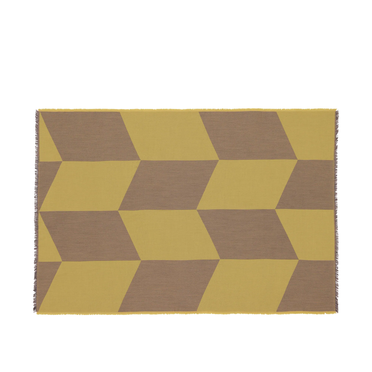 Muuto Sway pledd i merinoull. Mustard
