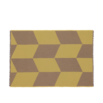 Muuto Sway pledd i merinoull. Mustard