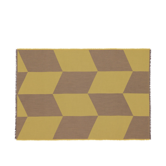 Muuto Sway pledd i merinoull. Mustard