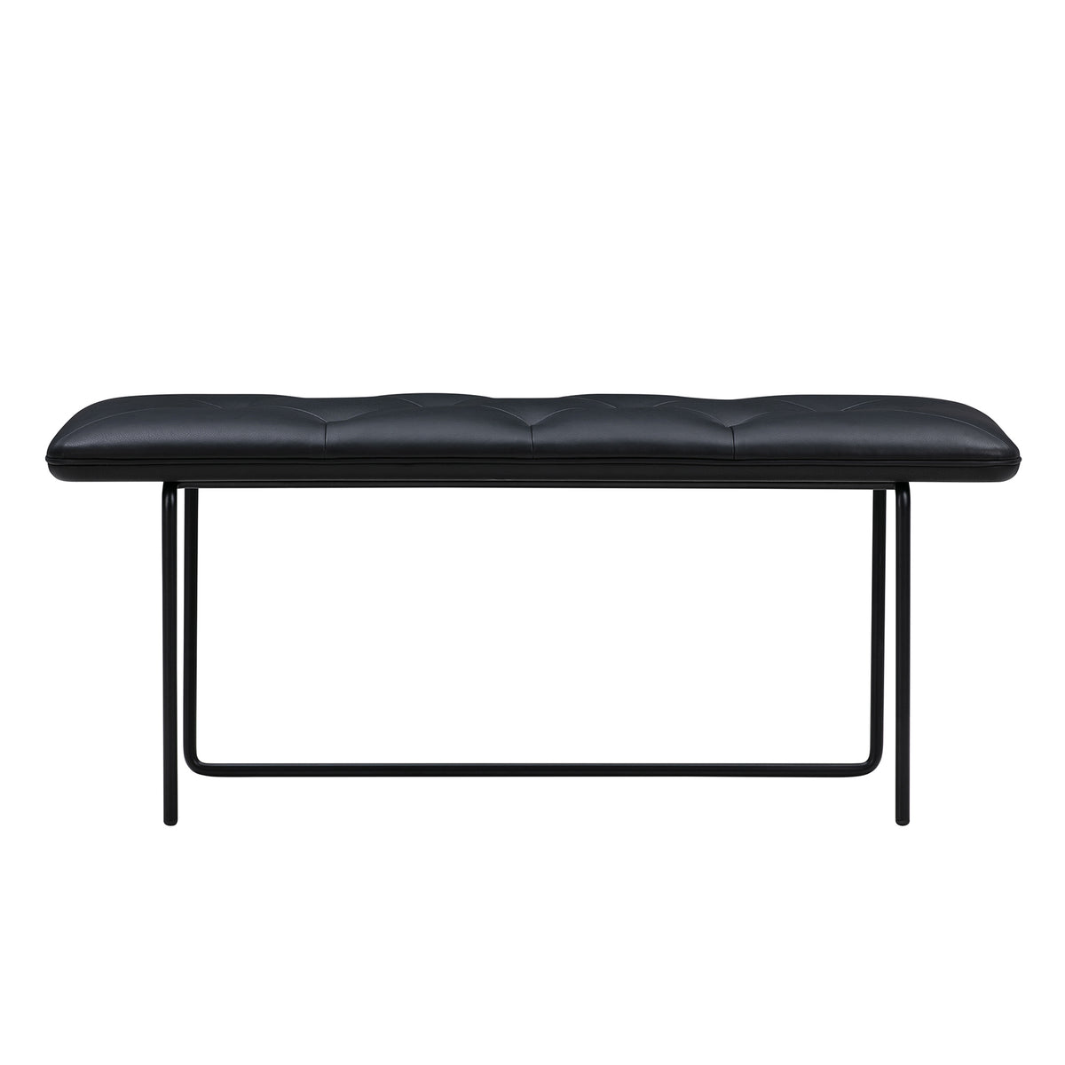 Wendelbo Tip Toe benk Medium i læret Parma Black