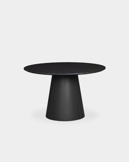 Wendelbo Trim spisebord Ø120 cm i svart laminat