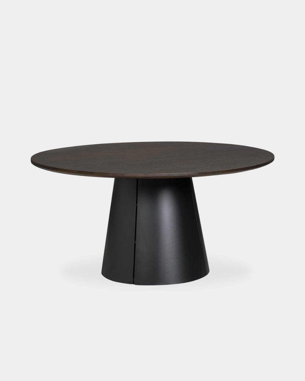 Wendelbo Trim spisebord Ø150 cm i mørkbrunbeiset eik