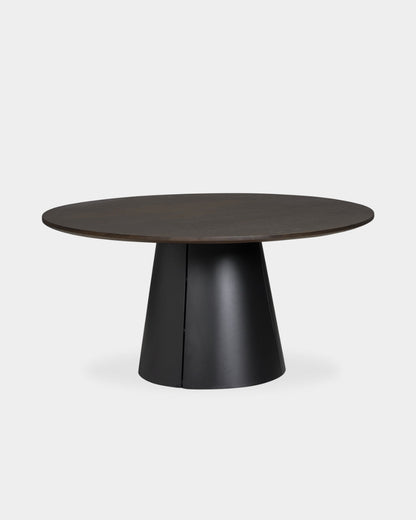 Wendelbo Trim spisebord Ø150 cm i mørkbrunbeiset eik