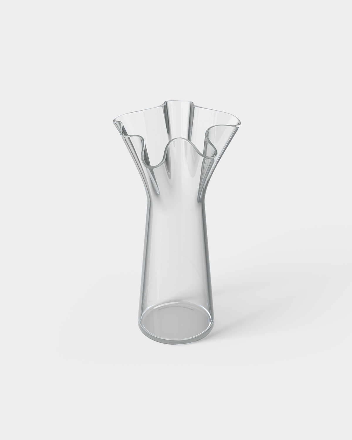 Massproductions Trippy vase – Klart glass
