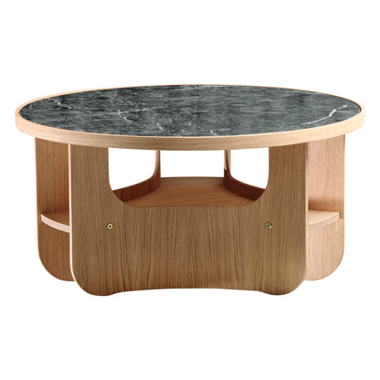 Sibast Vido sofabord – Eik, oljet, Marmor Black Marquina