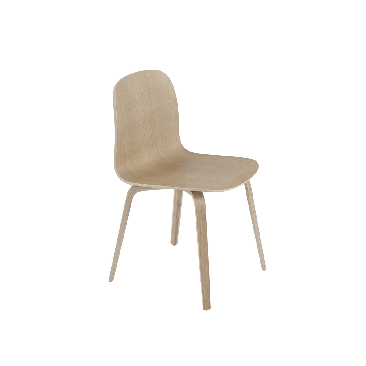 Muuto Visu Chair spisestol med trebein, polstret. Velg tekstil