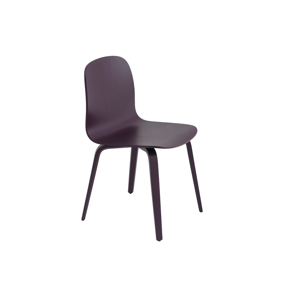 Muuto Visu Chair spisestol med trebein, polstret. Velg tekstil