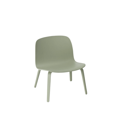 Muuto Visu Lounge Chair loungestol med trebein, polstret. Velg tekstil