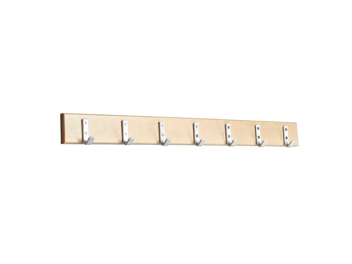 Essem Design Kroklist 1 knaggrekke – hvite kroker. Velg farge og lengde.
