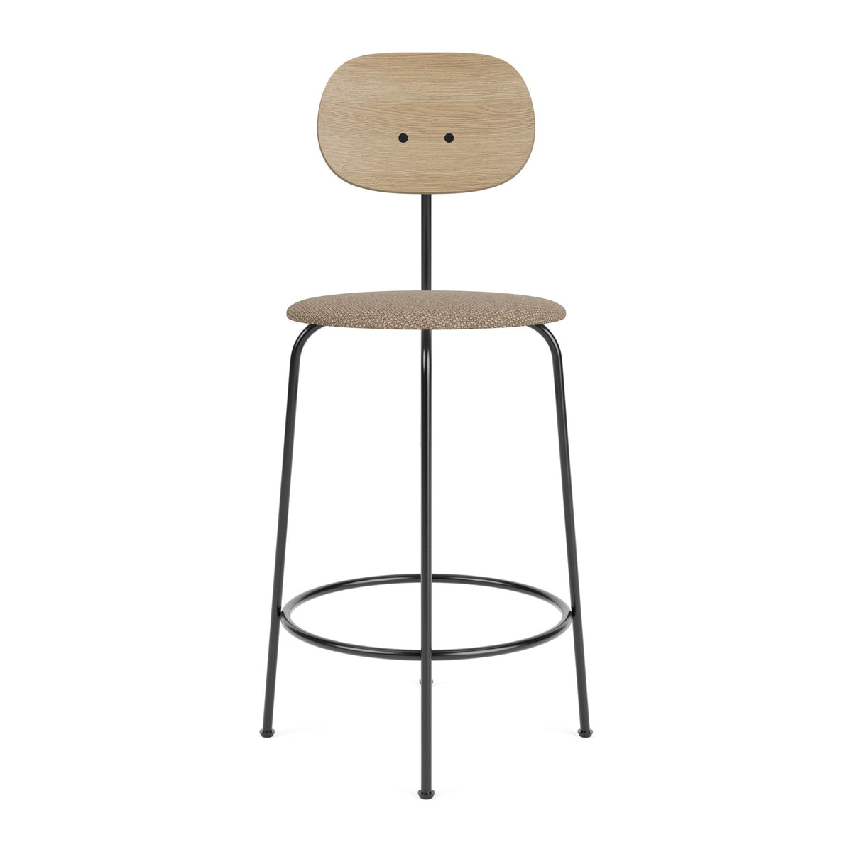 Audo Copenhagen Afteroom Counter Chair Plus barstol, polstret sete. Velg tekstil og rygg